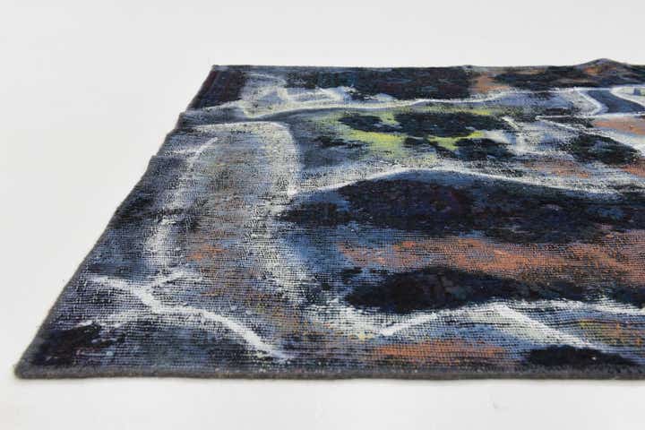 4' 3 x 6' 10 Hand Knotted Ultra Vintage Persian Wool Rug