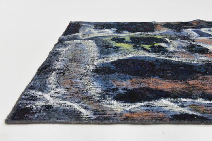 Detail image of 4' 3 x 6' 10 Hand Knotted Ultra Vintage Persian Wool Rug