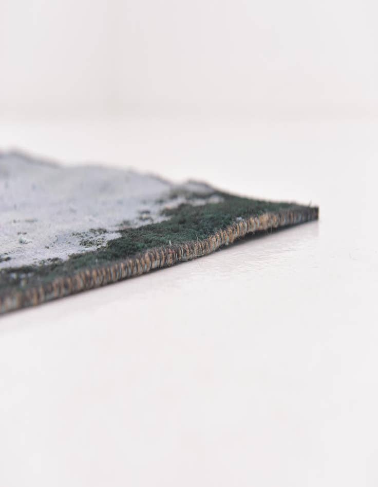 Detail image of 3' 7 x 5' 8  Hand Knotted Ultra Vintage Persian Wool Rug