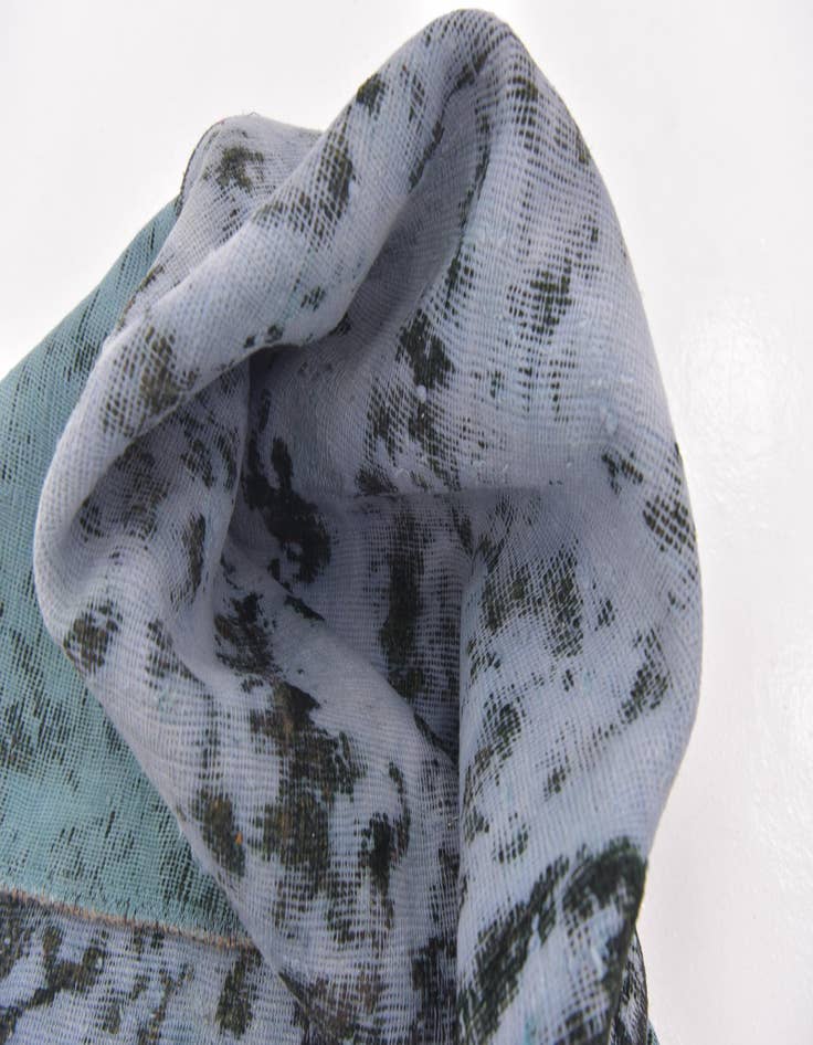 Detail image of 3' 7 x 5' 8  Hand Knotted Ultra Vintage Persian Wool Rug