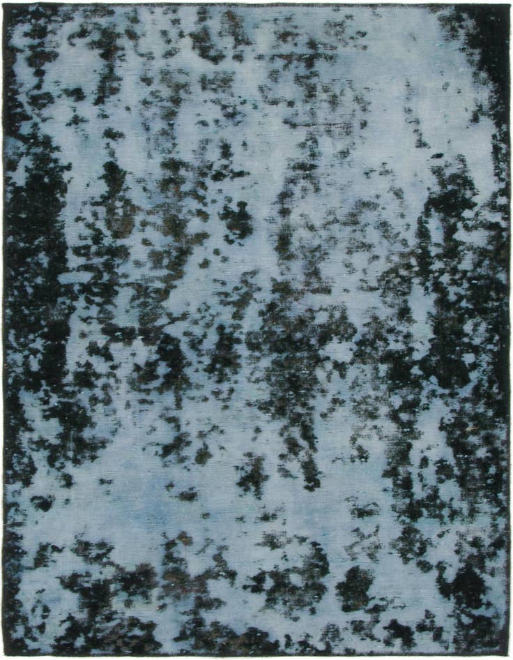Detail image of 3' 7 x 5' 8 Hand Knotted Ultra Vintage Persian Wool Rug