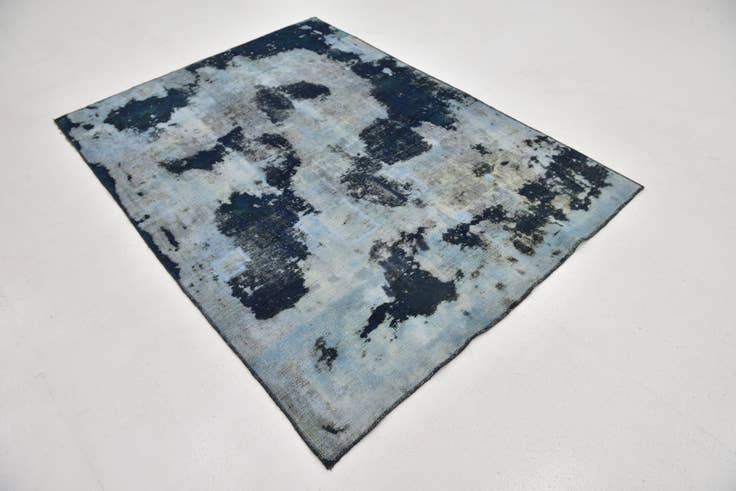 Detail image of 5' 2 x 7' Hand Knotted Ultra Vintage Persian Wool Rug