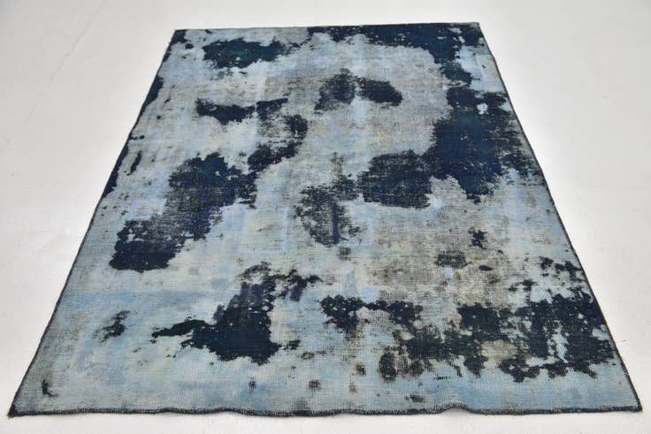 Detail image of 5' 2 x 7' Hand Knotted Ultra Vintage Persian Wool Rug