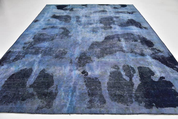 Detail image of 8' 10 x 12' 2 Hand Knotted Ultra Vintage Persian Wool Rug