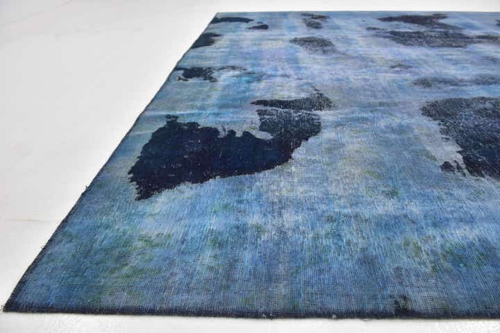 8' 10 x 12' 2 Hand Knotted Ultra Vintage Persian Wool Rug