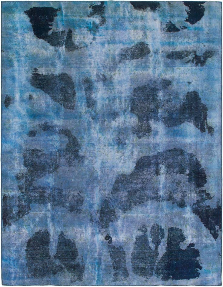 Detail image of 8' 10 x 12' 2 Hand Knotted Ultra Vintage Persian Wool Rug