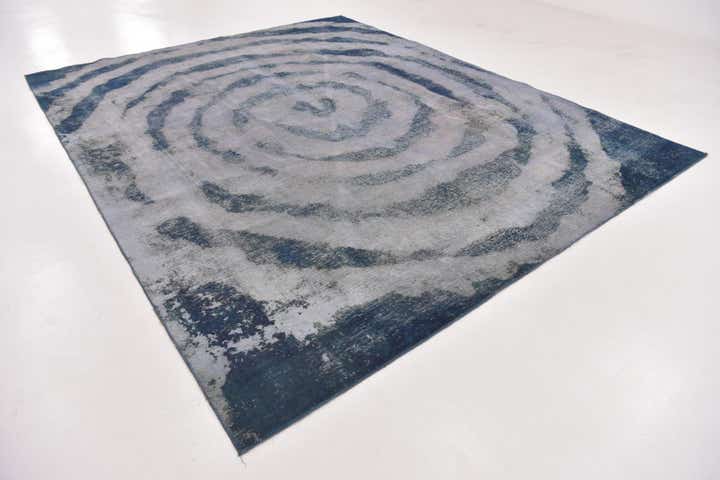 9' 4 x 11' 8 Hand Knotted Ultra Vintage Persian Wool Rug