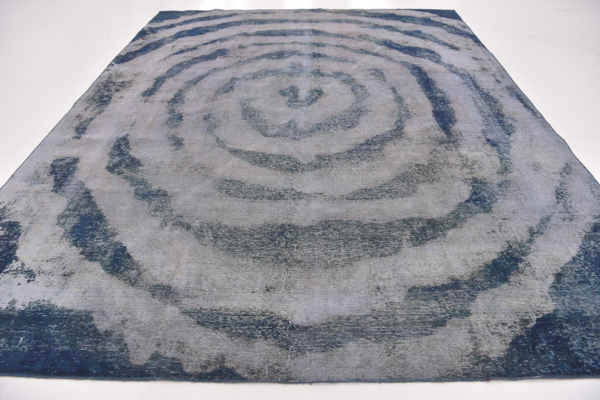 9' 4 x 11' 8 Hand Knotted Ultra Vintage Persian Wool Rug