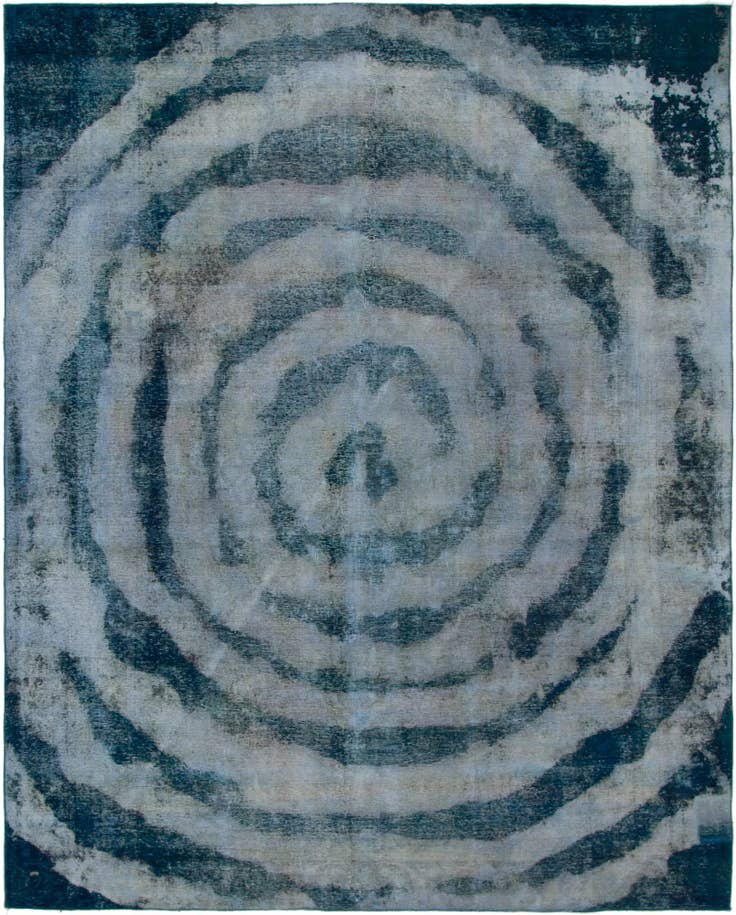 Detail image of 9' 4 x 11' 8 Hand Knotted Ultra Vintage Persian Wool Rug