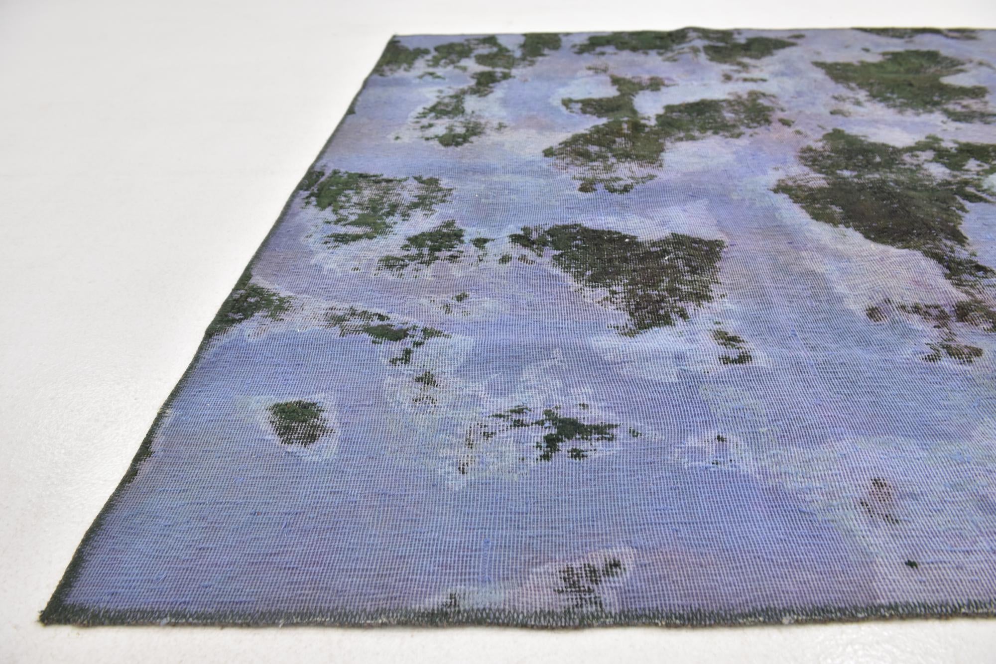 6' 2 x 8' 10 Hand Knotted Ultra Vintage Persian Wool Rug