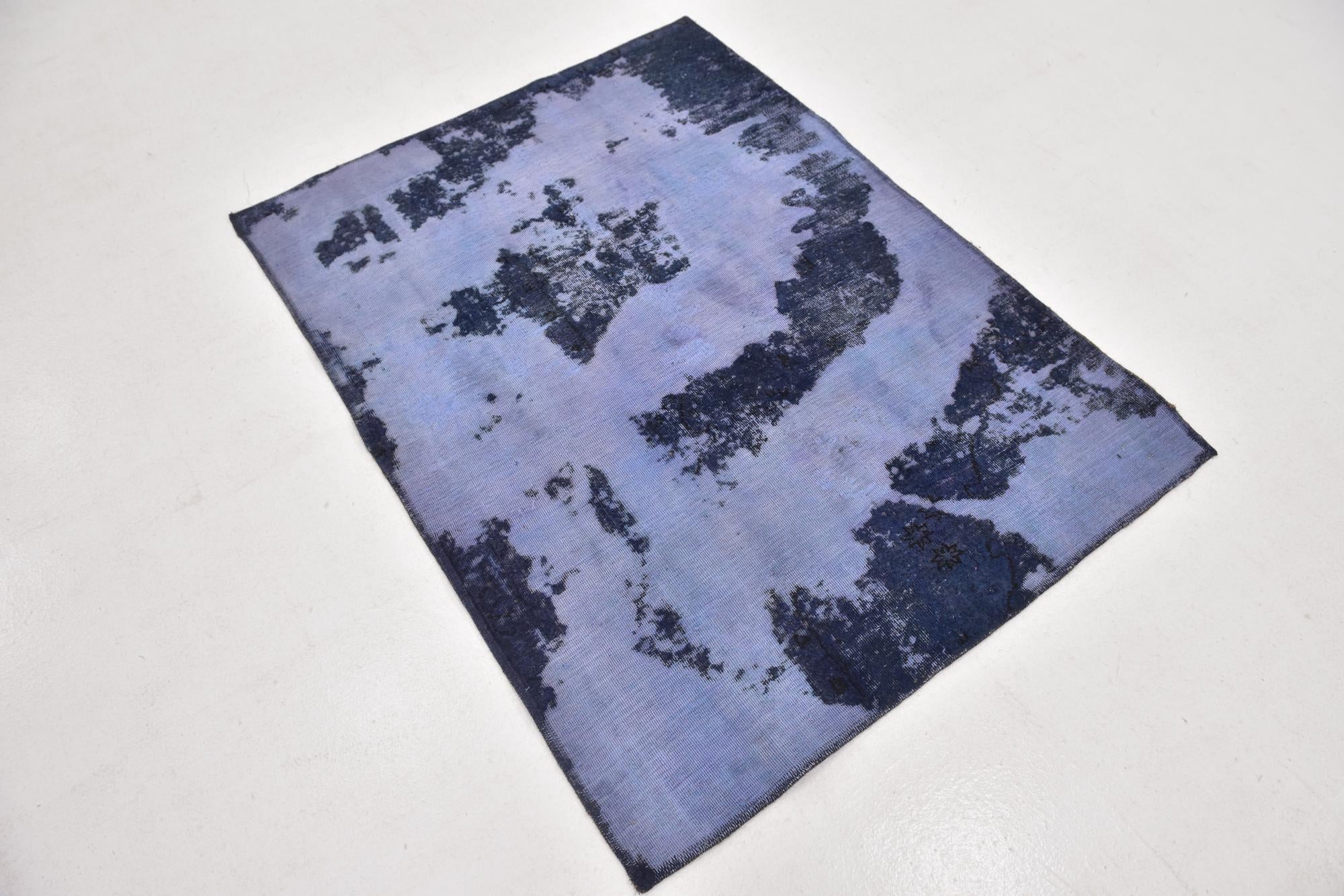 3' 8 x 4' 10 Hand Knotted Ultra Vintage Persian Wool Rug