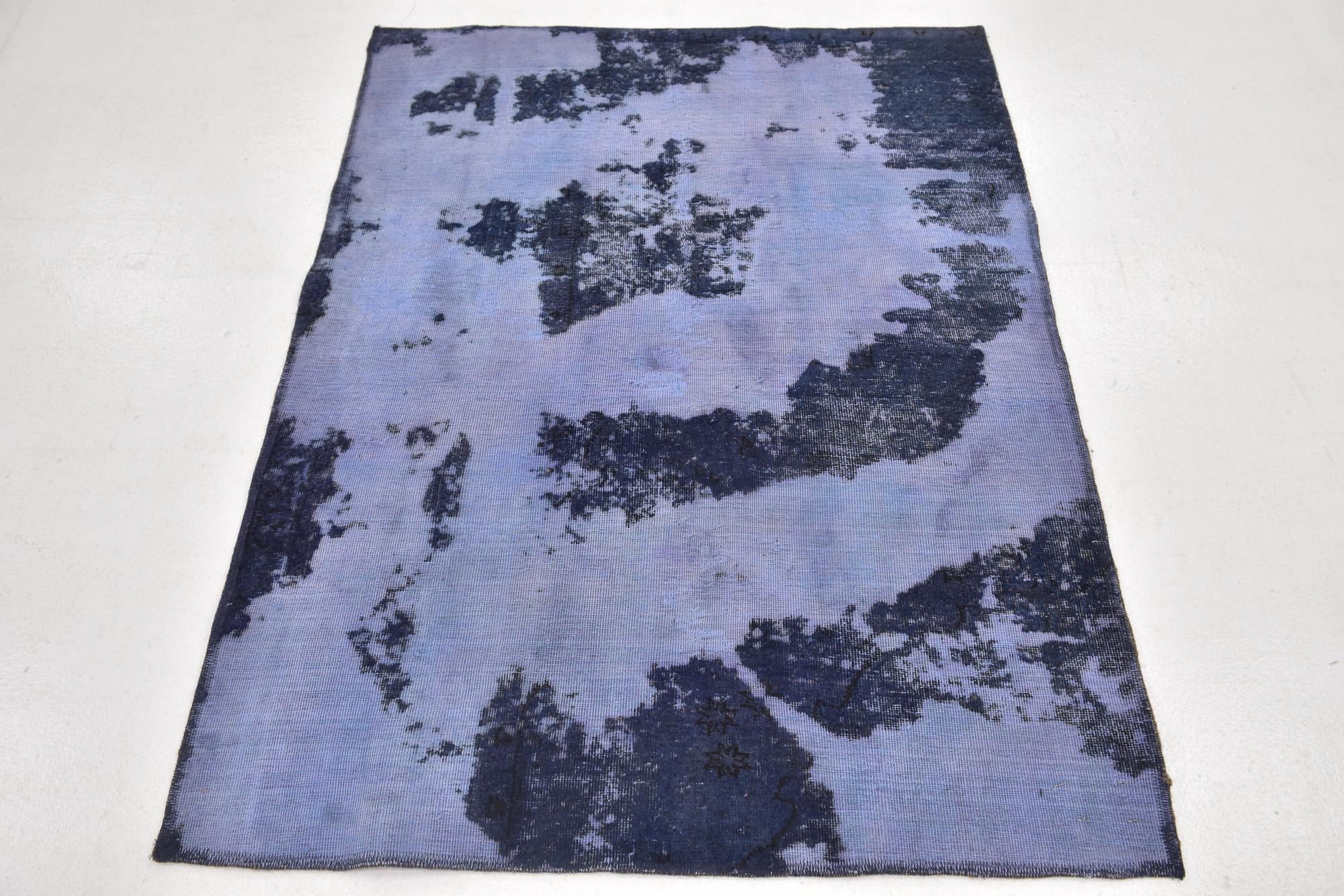 3' 8 x 4' 10 Hand Knotted Ultra Vintage Persian Wool Rug