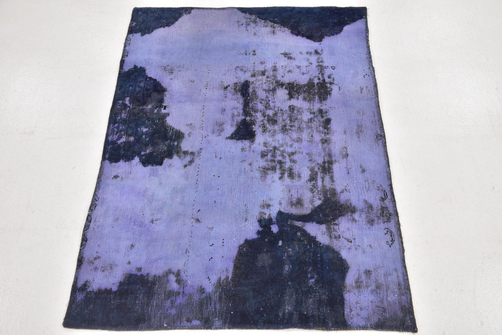 3' x 4' Hand Knotted Ultra Vintage Persian Wool Rug