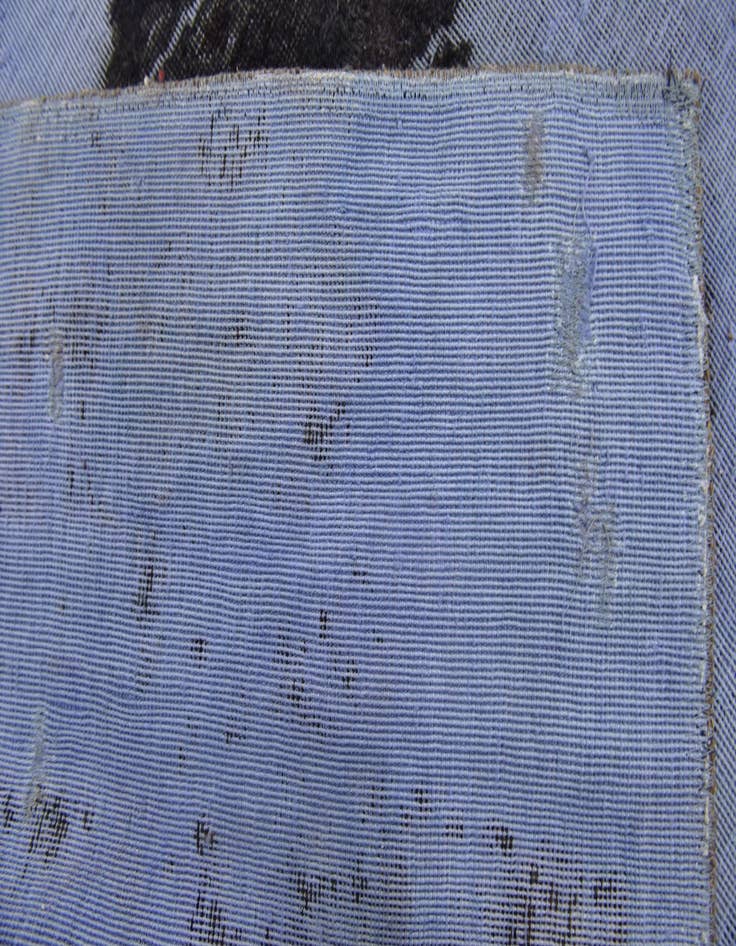 Detail image of 2' 9 x 4' 10  Hand Knotted Ultra Vintage Persian Wool Rug