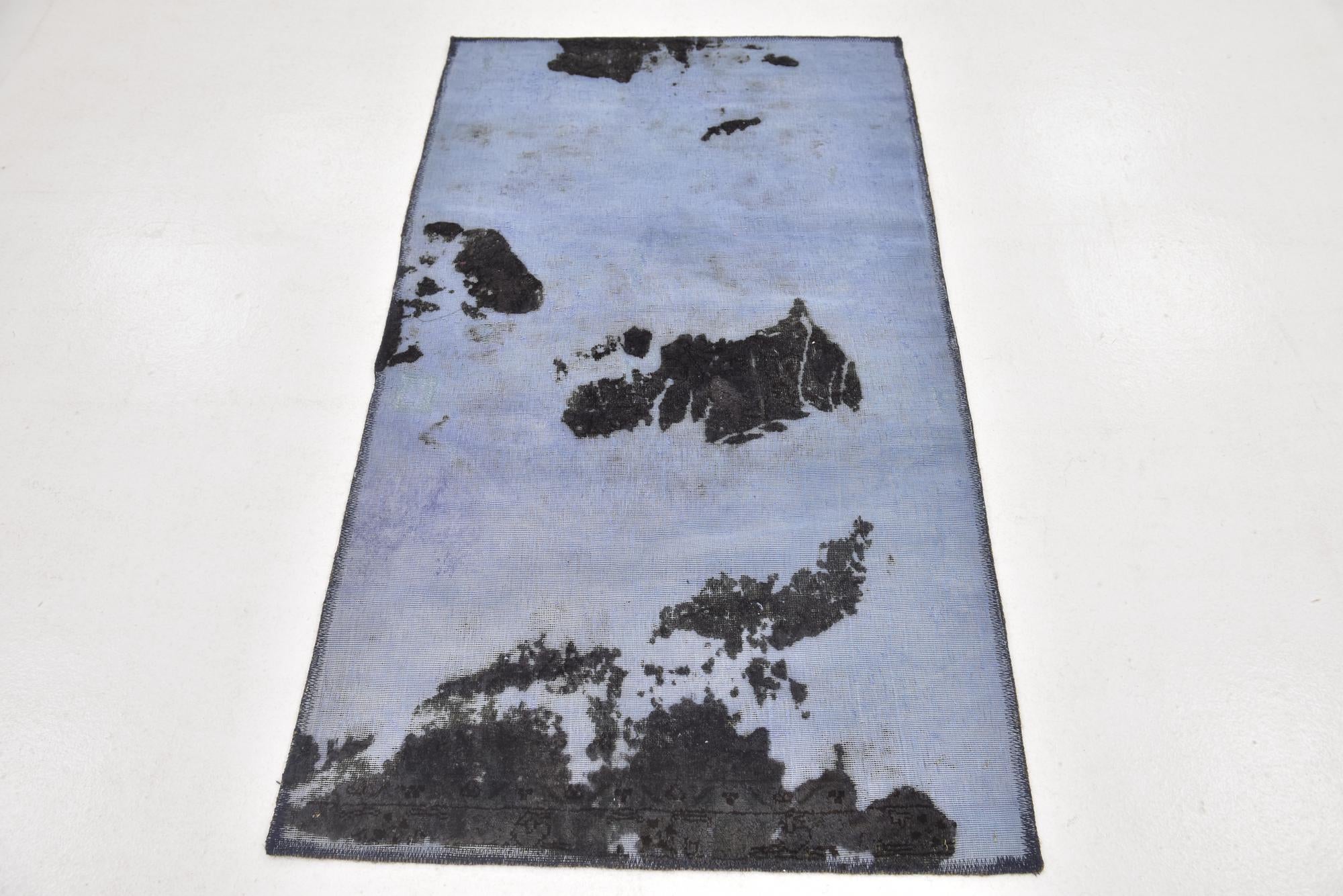 2' 9 x 4' 10 Hand Knotted Ultra Vintage Persian Wool Rug
