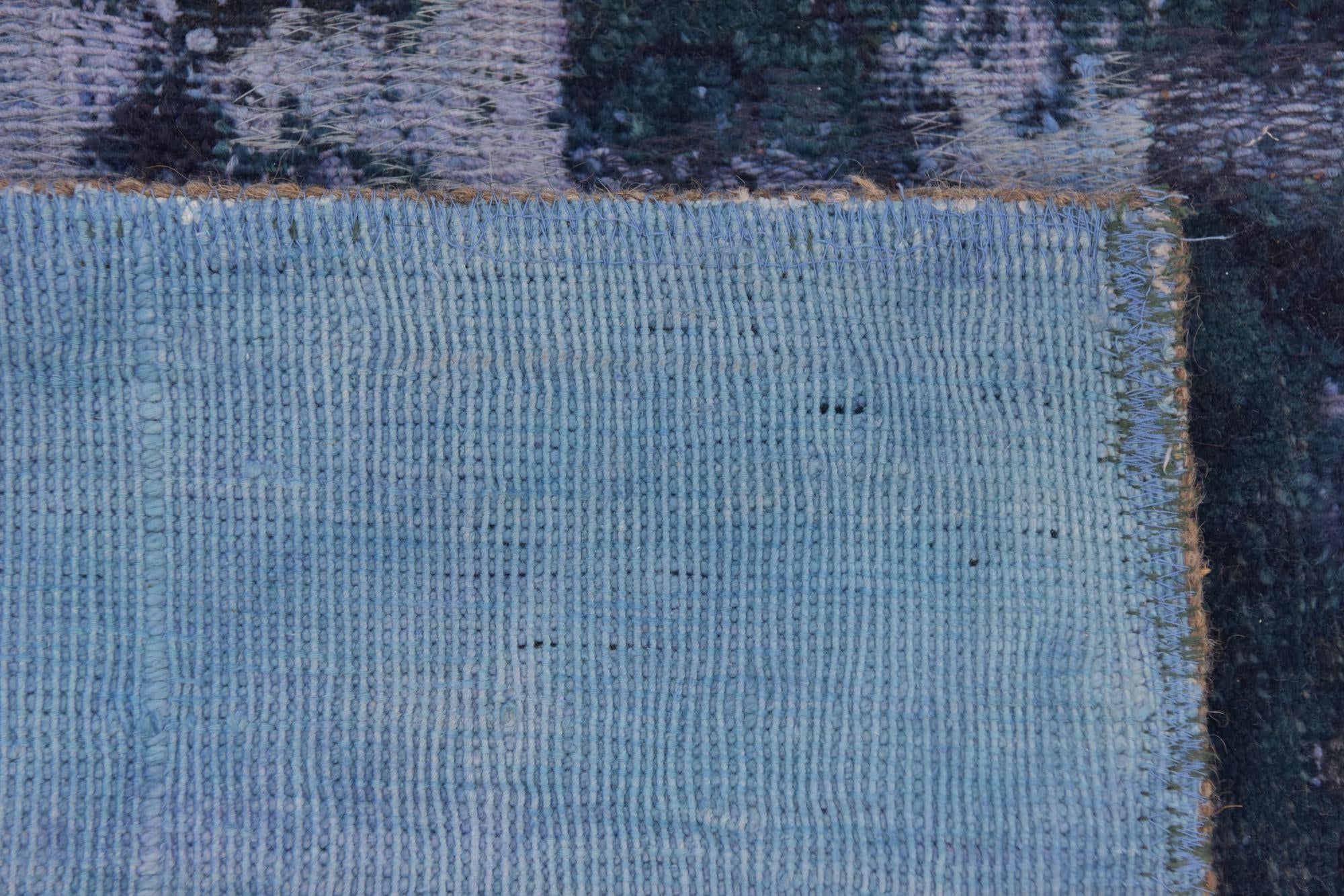 6' 2 x 7' 9 Hand Knotted Ultra Vintage Persian Wool Rug