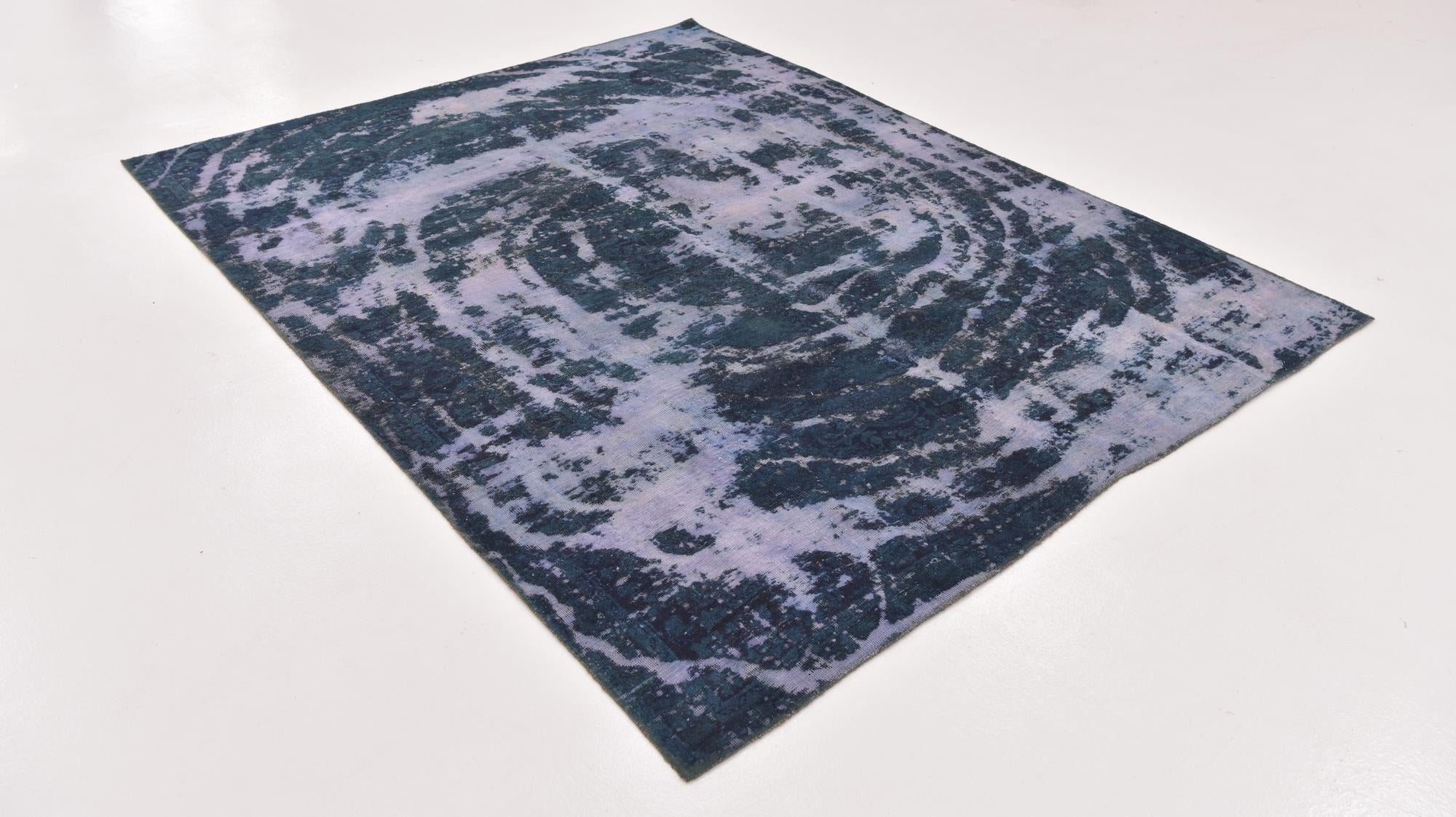 6' 2 x 7' 9 Hand Knotted Ultra Vintage Persian Wool Rug