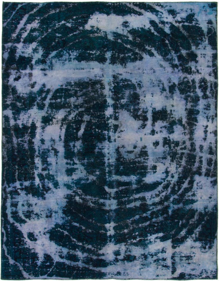 Detail image of 6' 2 x 7' 9 Hand Knotted Ultra Vintage Persian Wool Rug