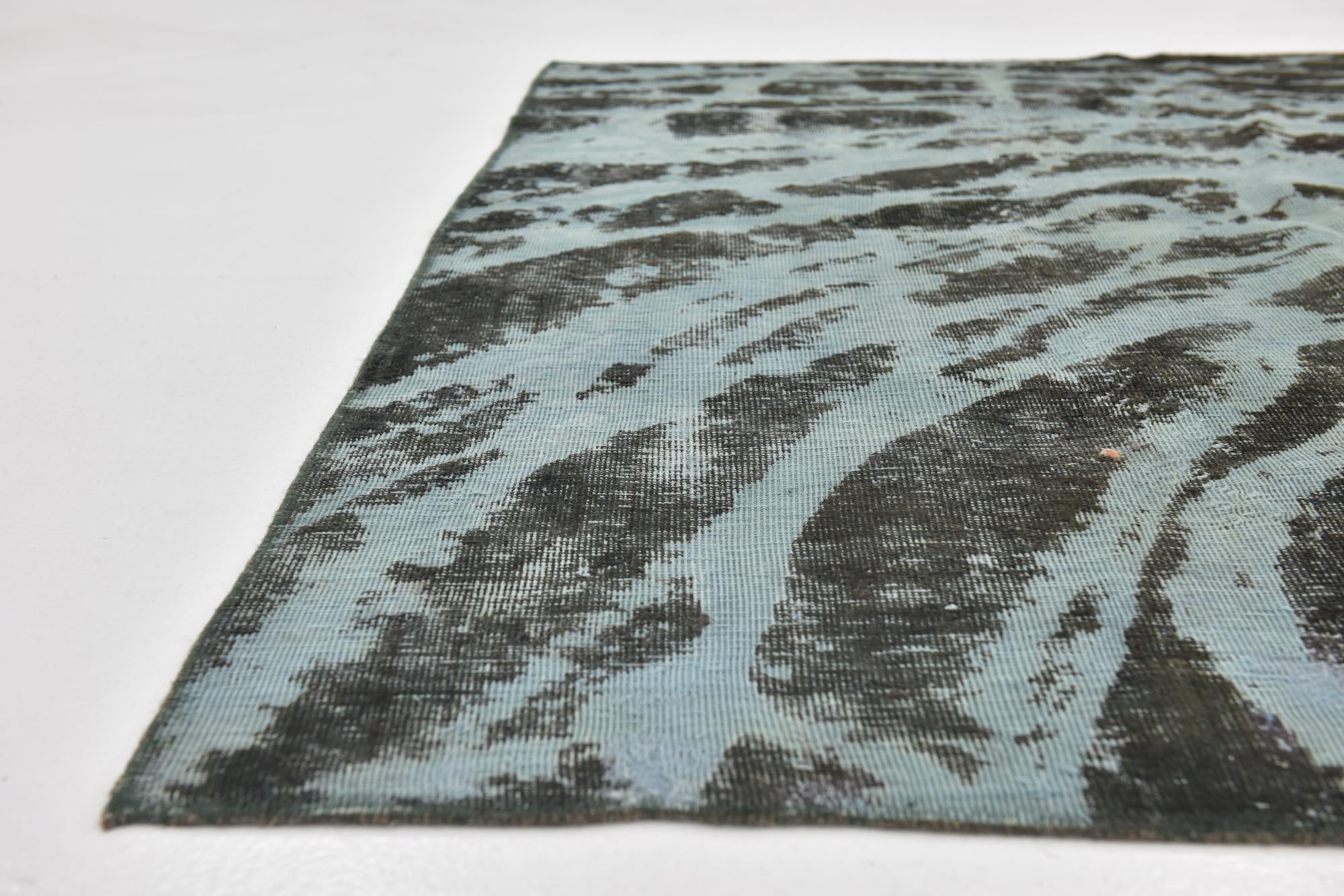 5' 10 x 8' 7 Hand Knotted Ultra Vintage Persian Wool Rug