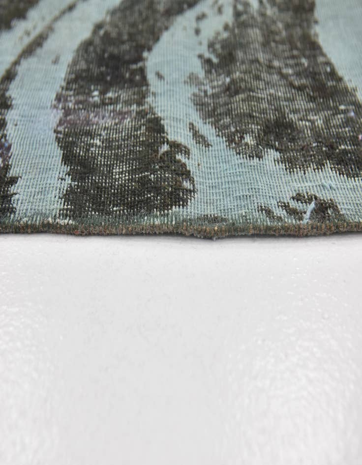 Detail image of 5' 10 x 8' 7  Hand Knotted Ultra Vintage Persian Wool Rug