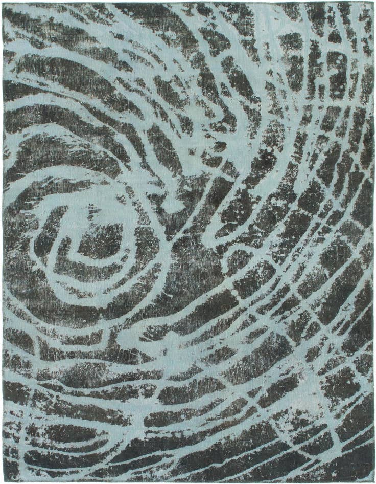 Detail image of 5' 10 x 8' 7 Hand Knotted Ultra Vintage Persian Wool Rug
