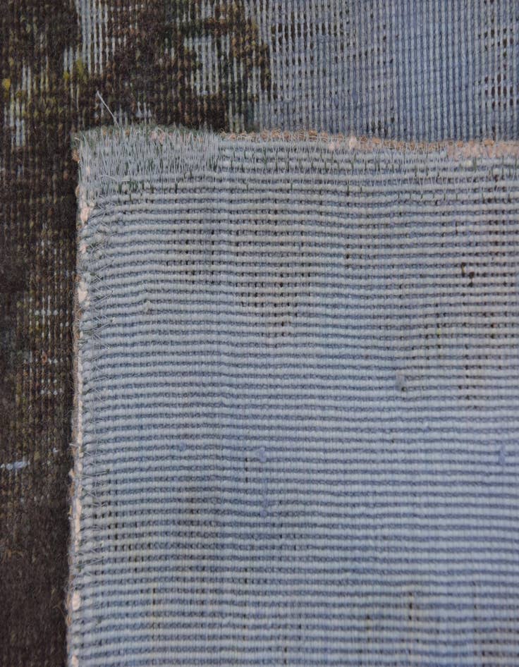 Detail image of 5' 9 x 9' 6  Hand Knotted Ultra Vintage Persian Wool Rug