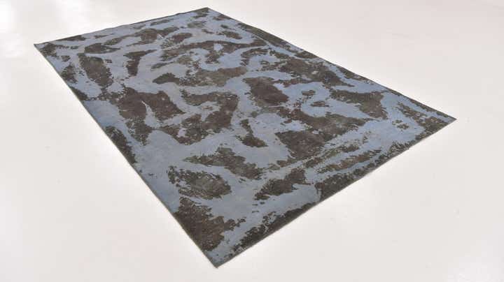 5' 9 x 9' 6 Hand Knotted Ultra Vintage Persian Wool Rug