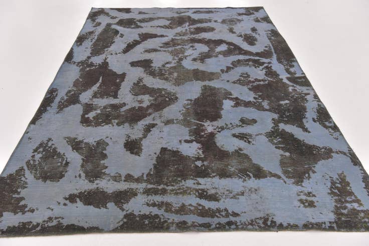 Detail image of 5' 9 x 9' 6 Hand Knotted Ultra Vintage Persian Wool Rug