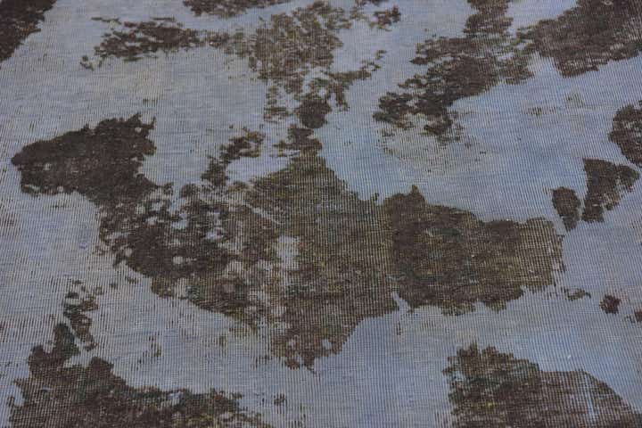 5' 9 x 9' 6 Hand Knotted Ultra Vintage Persian Wool Rug