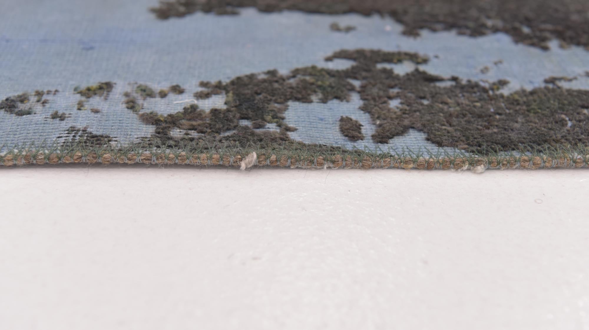 5' 9 x 9' 6 Hand Knotted Ultra Vintage Persian Wool Rug