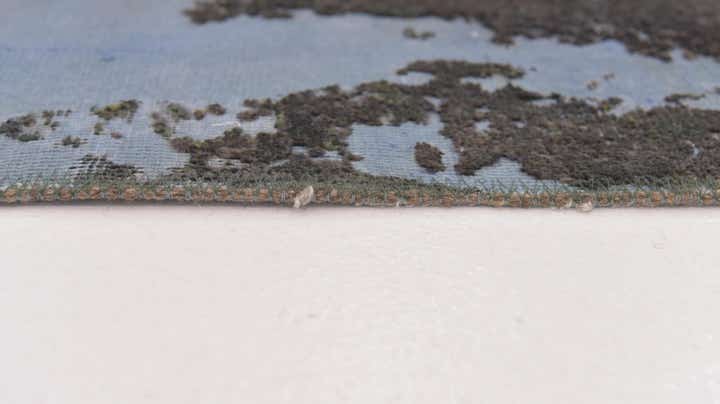 5' 9 x 9' 6 Hand Knotted Ultra Vintage Persian Wool Rug