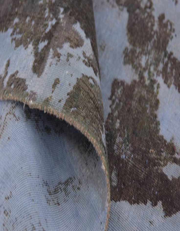 Detail image of 5' 9 x 9' 6  Hand Knotted Ultra Vintage Persian Wool Rug