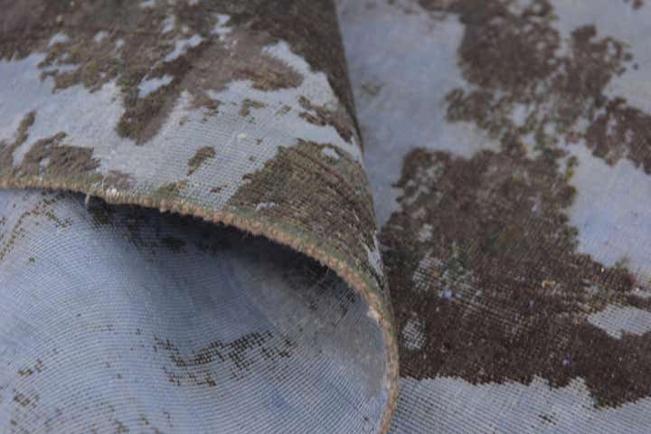 5' 9 x 9' 6 Hand Knotted Ultra Vintage Persian Wool Rug