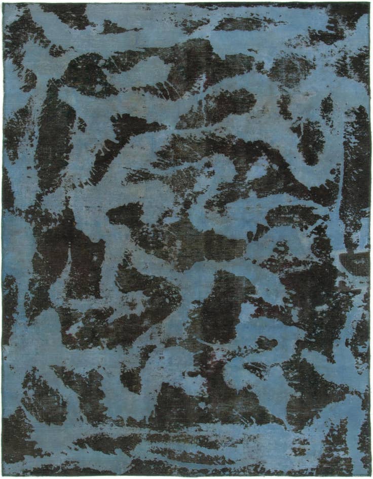 Detail image of 5' 9 x 9' 6 Hand Knotted Ultra Vintage Persian Wool Rug