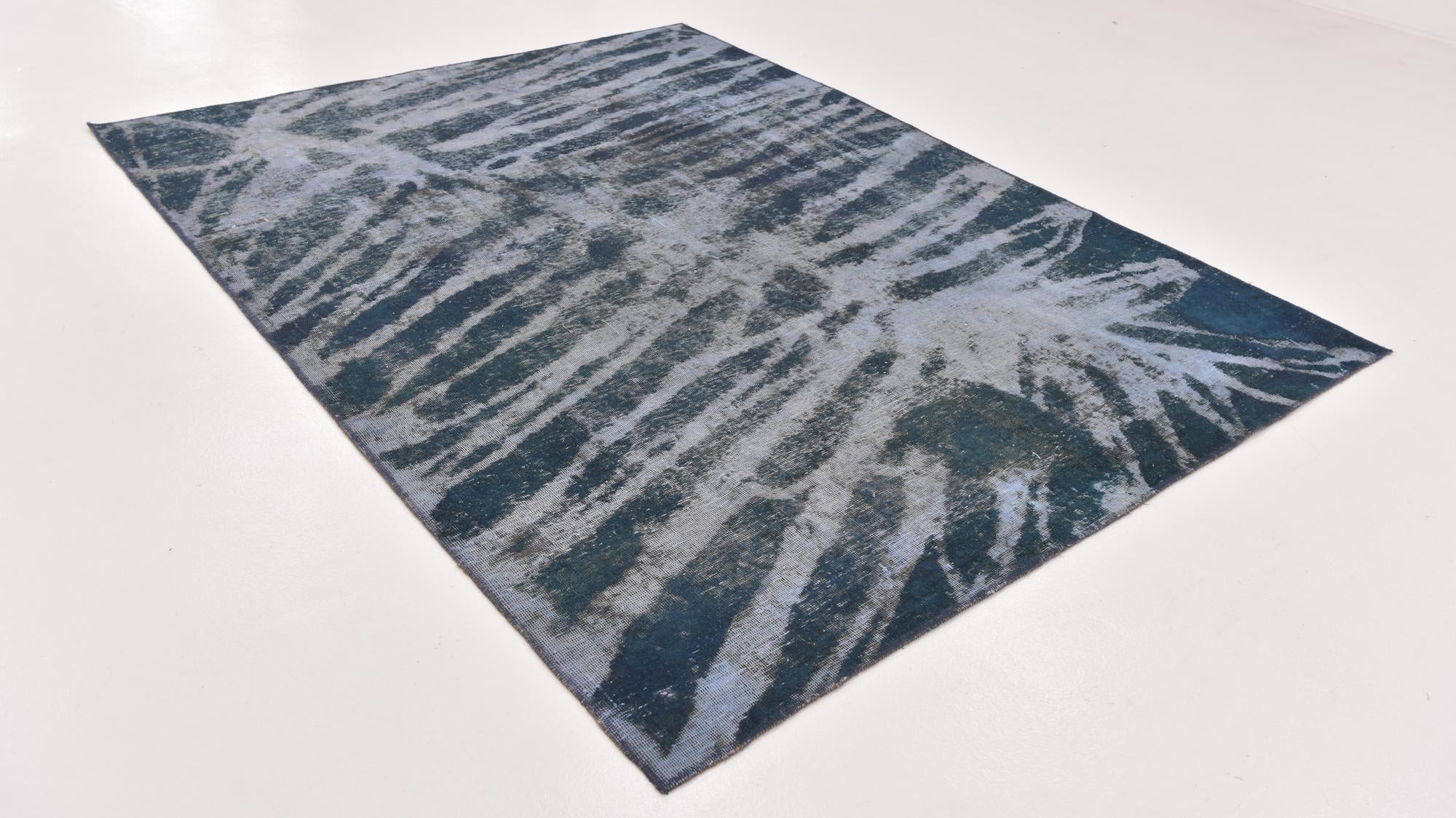 6' 5 x 8' 4 Hand Knotted Ultra Vintage Persian Wool Rug