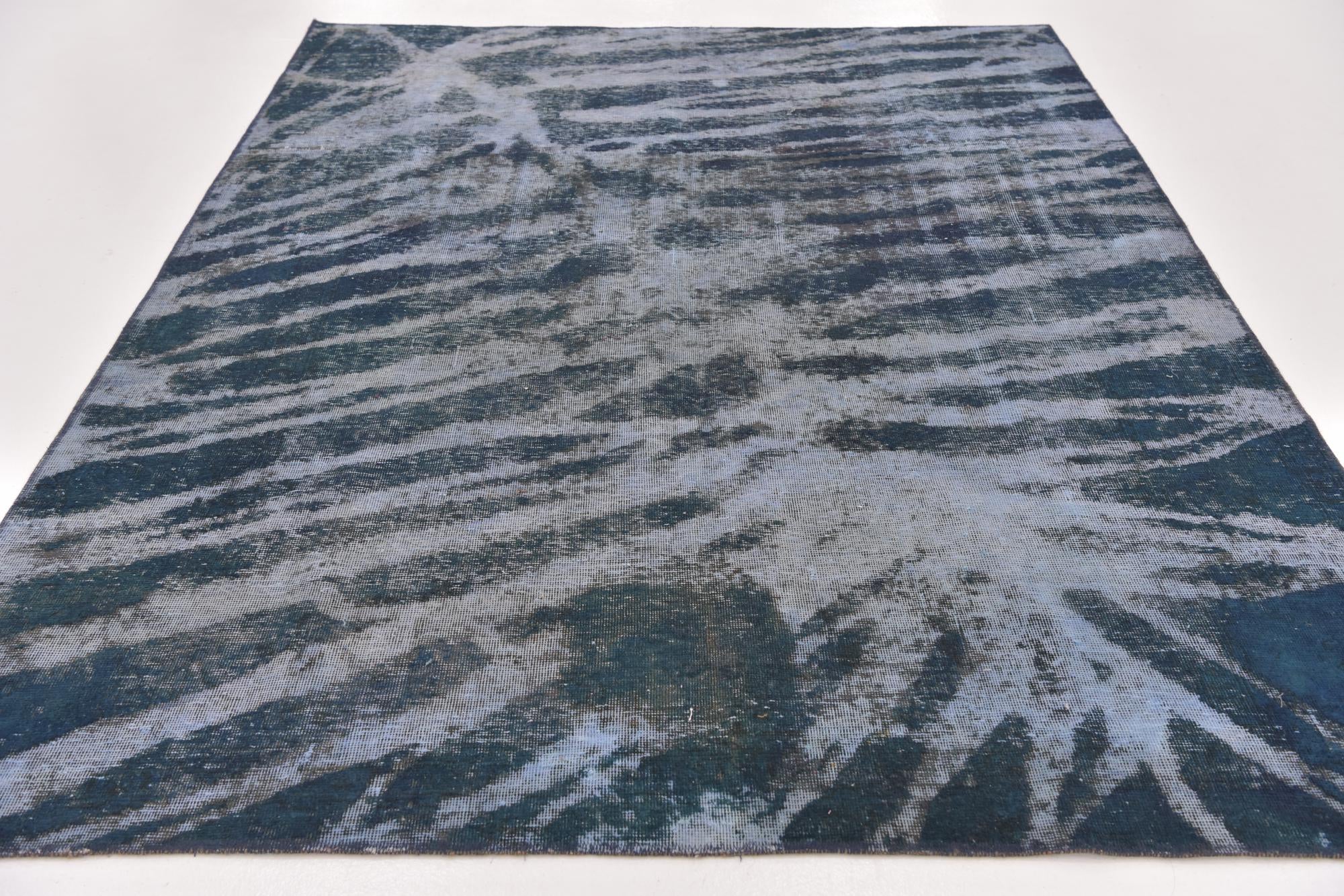 6' 5 x 8' 4 Hand Knotted Ultra Vintage Persian Wool Rug