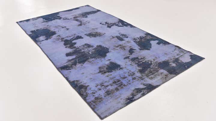 4' 9 x 8' 8 Hand Knotted Ultra Vintage Persian Wool Rug