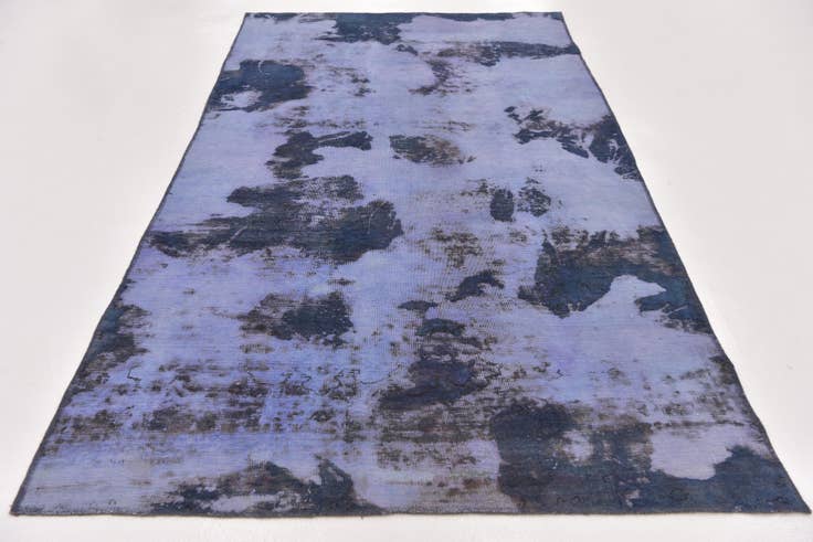 Detail image of 4' 9 x 8' 8 Hand Knotted Ultra Vintage Persian Wool Rug