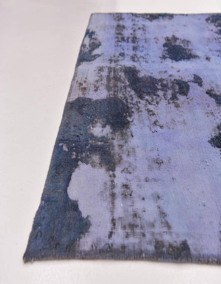 Detail image of 4' 9 x 8' 8  Hand Knotted Ultra Vintage Persian Wool Rug