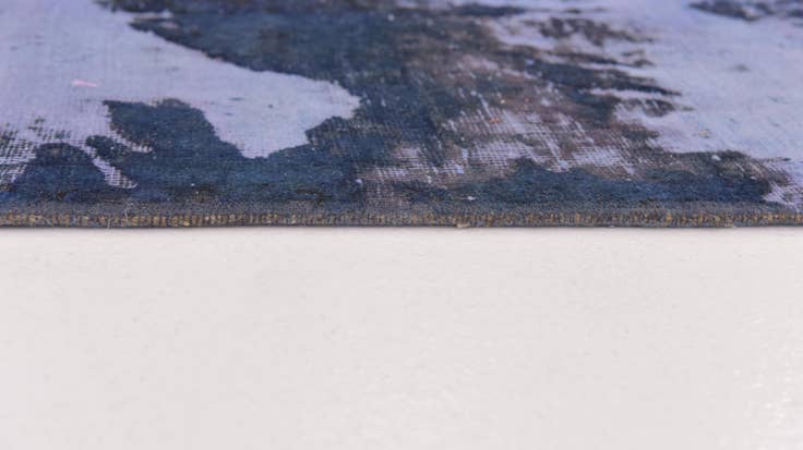 Detail image of 4' 9 x 8' 8 Hand Knotted Ultra Vintage Persian Wool Rug