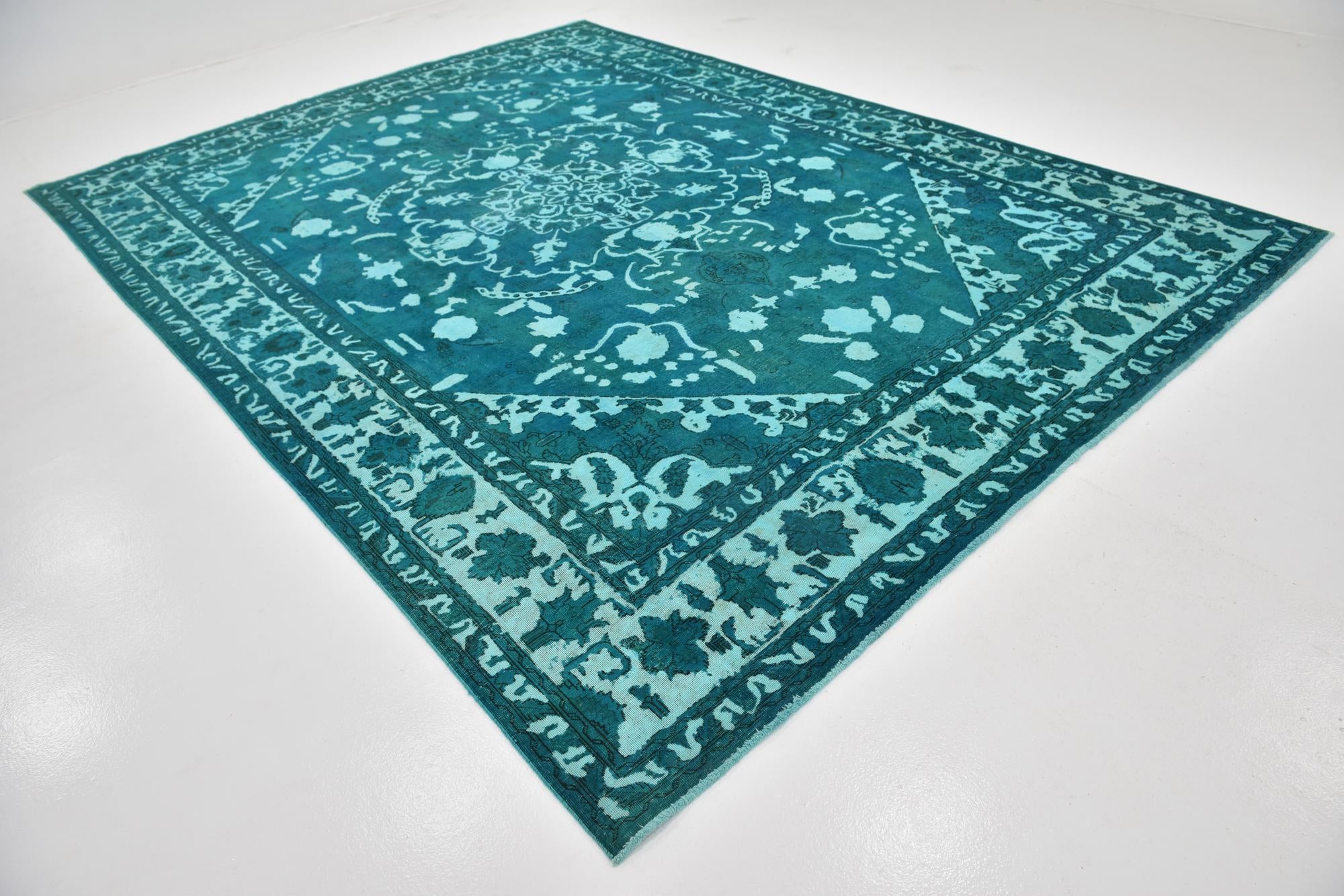 9' 2 x 13' 2 Hand Knotted Ultra Vintage Persian Wool Rug