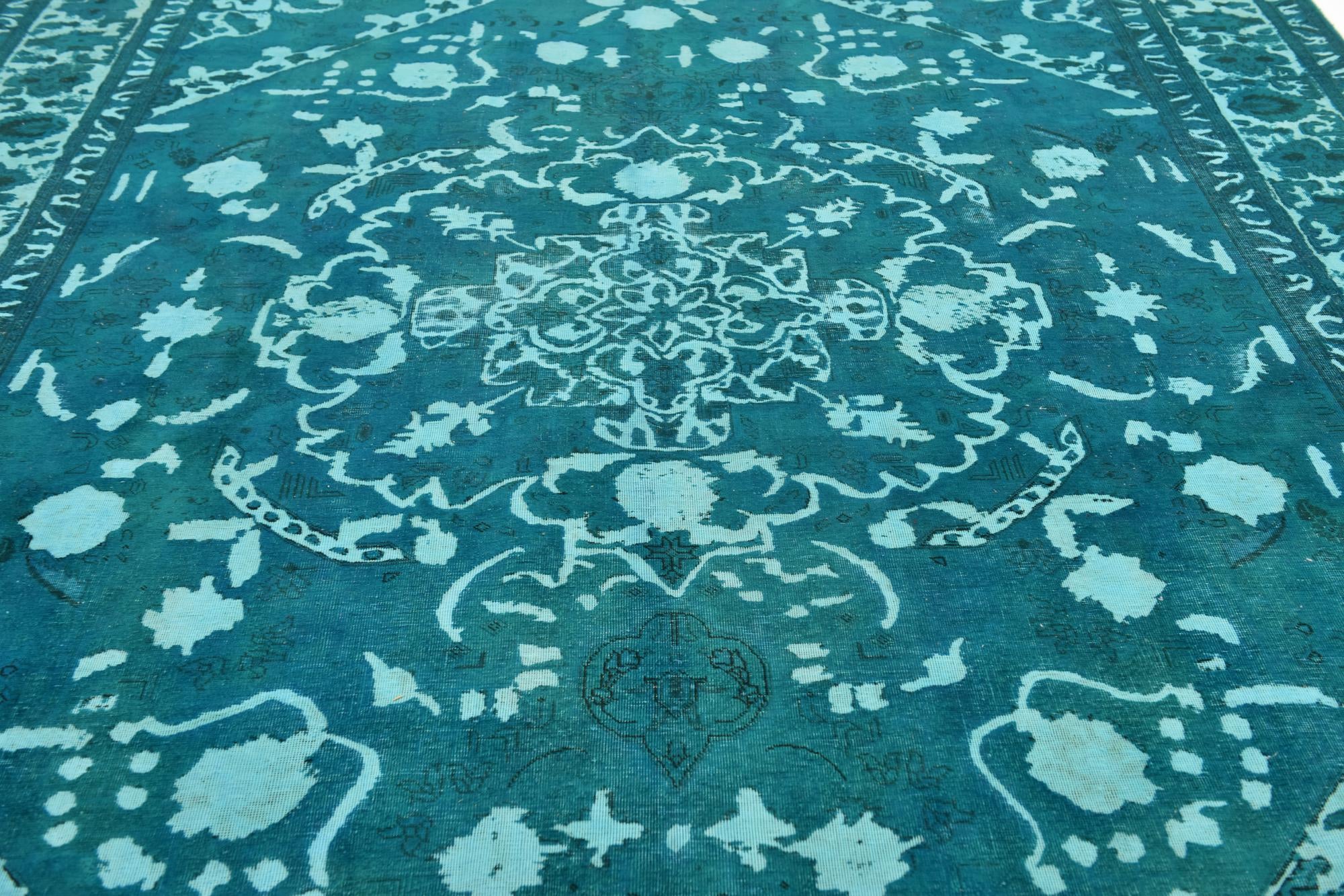 9' 2 x 13' 2 Hand Knotted Ultra Vintage Persian Wool Rug