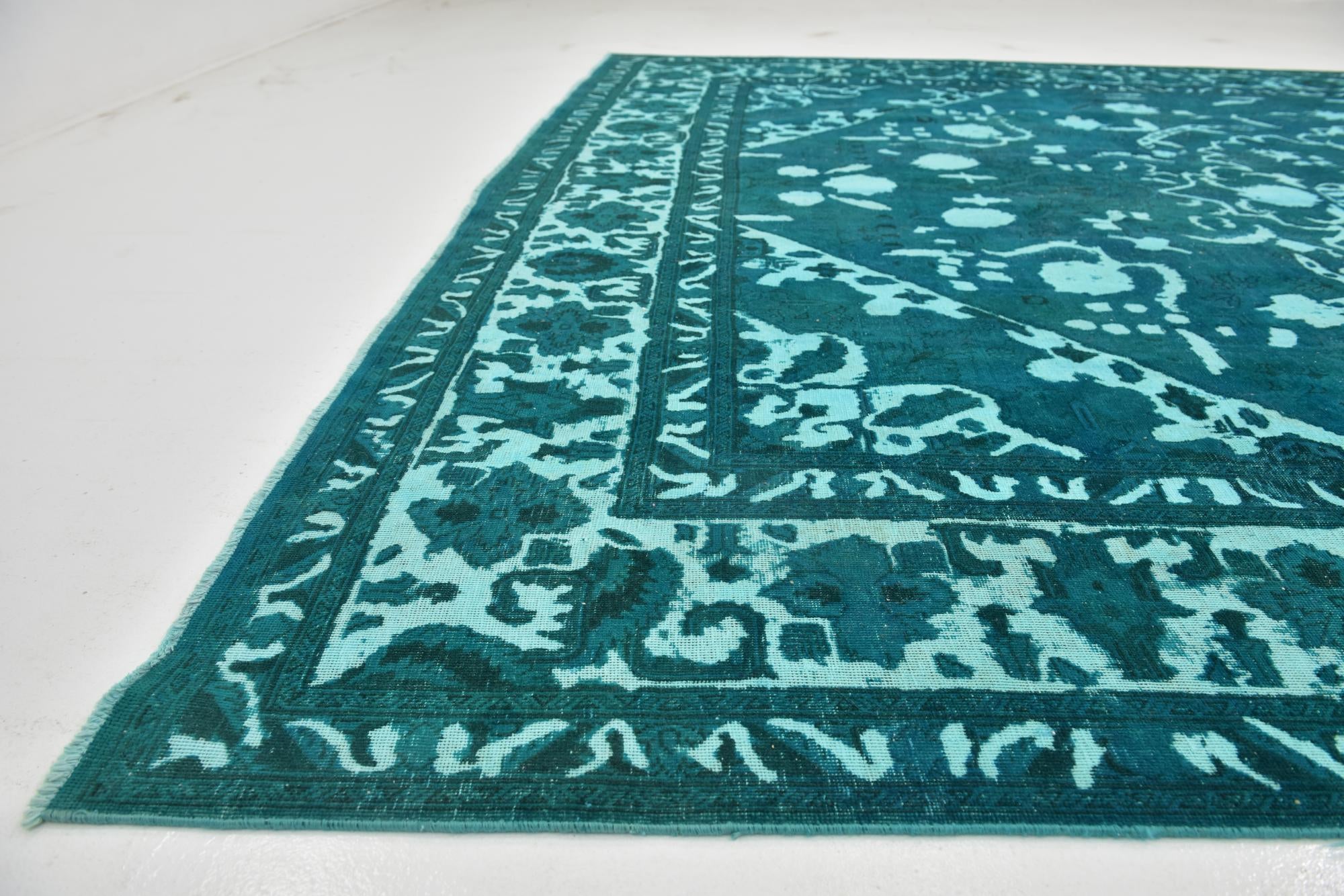 9' 2 x 13' 2 Hand Knotted Ultra Vintage Persian Wool Rug