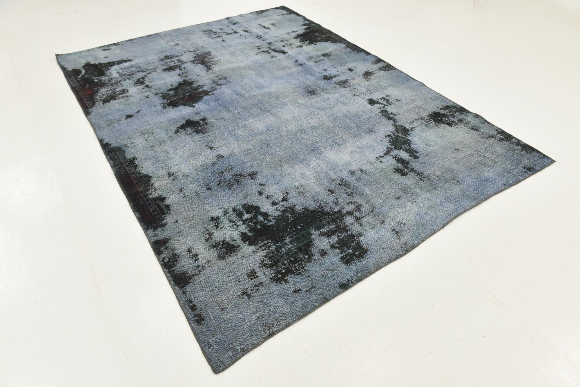 6' 7 x 8' 9 Hand Knotted Ultra Vintage Persian Wool Rug