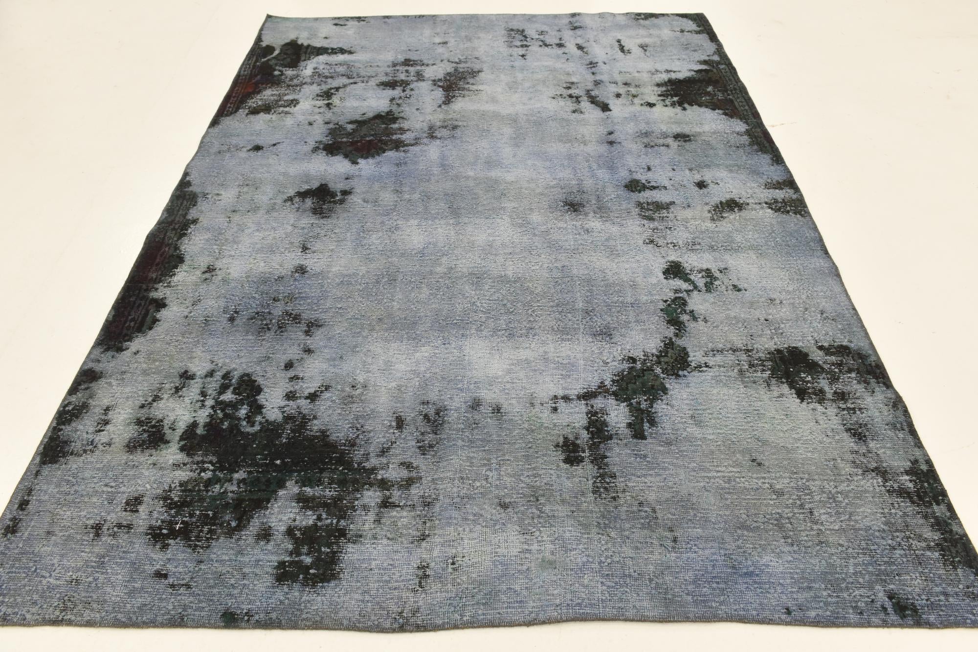 6' 7 x 8' 9 Hand Knotted Ultra Vintage Persian Wool Rug