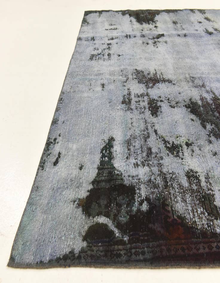 Detail image of 6' 7 x 8' 9  Hand Knotted Ultra Vintage Persian Wool Rug