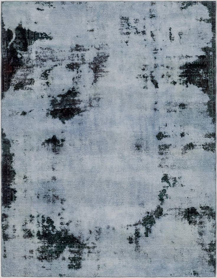 Detail image of 6' 7 x 8' 9 Hand Knotted Ultra Vintage Persian Wool Rug