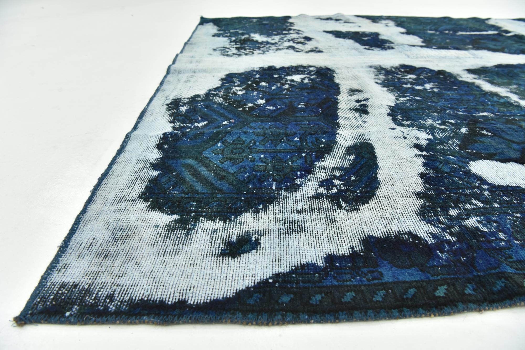 6' 3 x 7' 8 Hand Knotted Ultra Vintage Persian Wool Rug