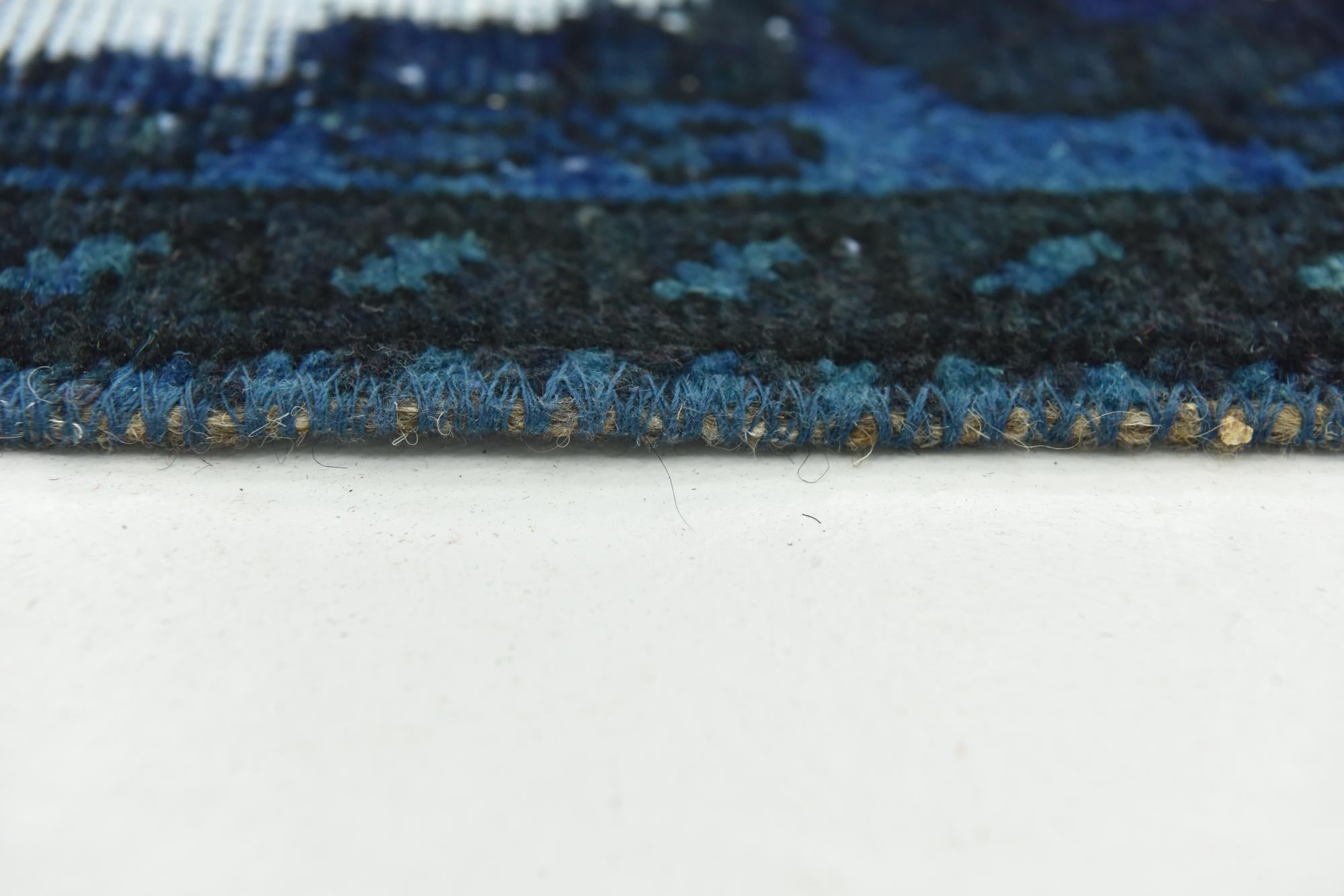 6' 3 x 7' 8 Hand Knotted Ultra Vintage Persian Wool Rug