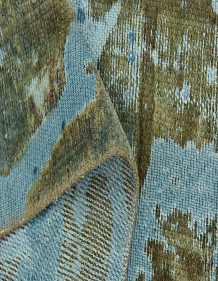 Detail image of 5' 6 x 8' 10  Hand Knotted Ultra Vintage Persian Wool Rug